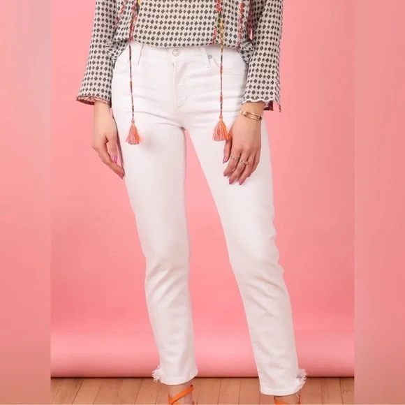 Agolde Toni Mid Rise Straight Jeans in Glowed Size 27 - Picture 3 of 16